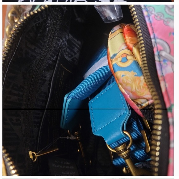 Kurt Geiger London Scarf Print Nylon Shoulder/Crossbody Bag - Picture 6 of 14